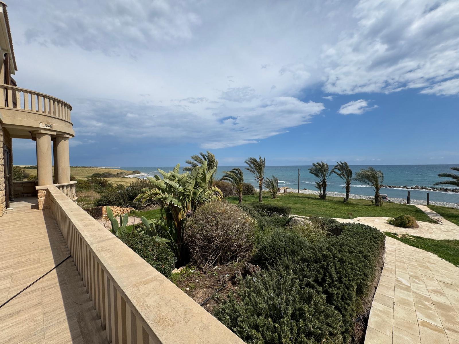 Garden and sea view at the Cyprus venue